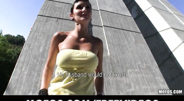 Public Pickups - Sexy Czech girl with a perfect body strips