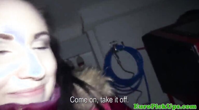 Petite pulled czech babe pov dick sucking for cash