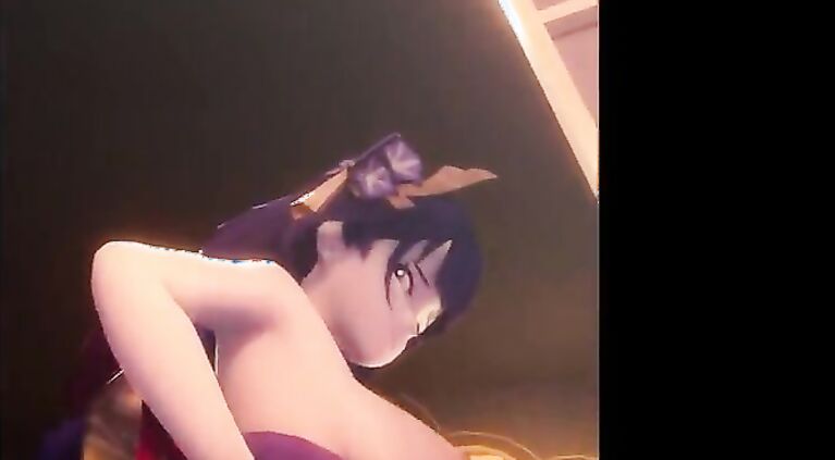 Genshin Impact Compilation Raiden Shogun Baal and Sarah Fucks Aether in a Glory Hole - DrAgk 3D Animation