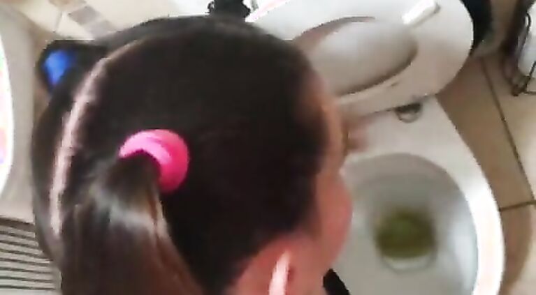 Teen taking for a piss and sucking his cock