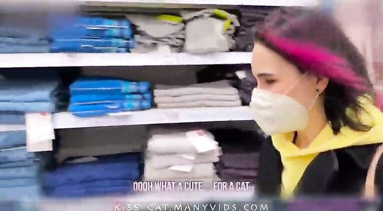 Real Risky Sex in Man's Toilet - Public Agent PickUp Student in Walmart to Quick Fuck / Kisscat