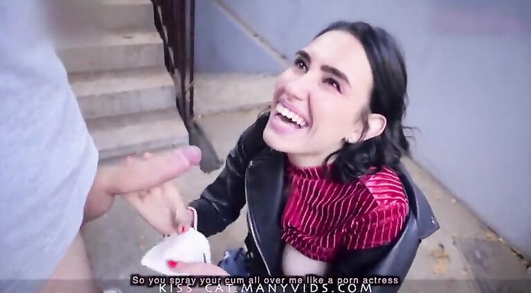 Cum on me like a Pornstar - Public Agent PickUp Student on the Street and Fucked
