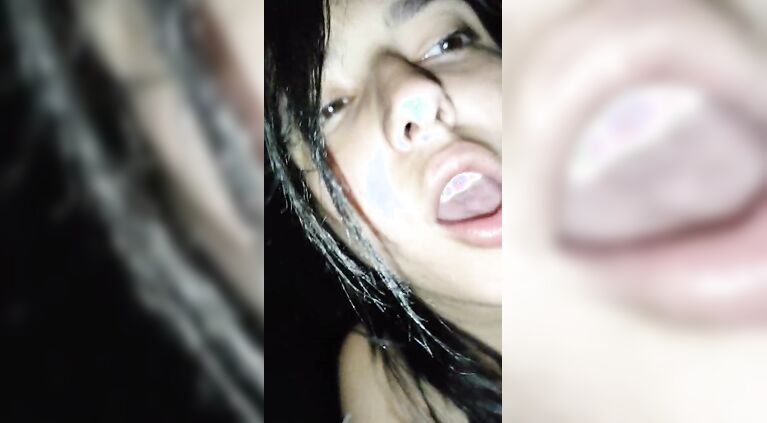 Cum Inside My Teen Best Friend's Tight Pussy At Night