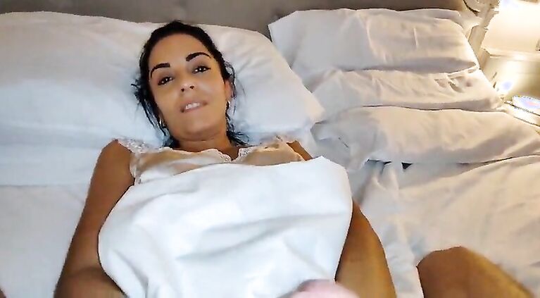 Slutty wife takes a lot of cock from a friend secretly in the Hotel during vacation - real amateur