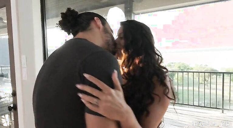 Unfaithful horny wife fucks her husband's employee